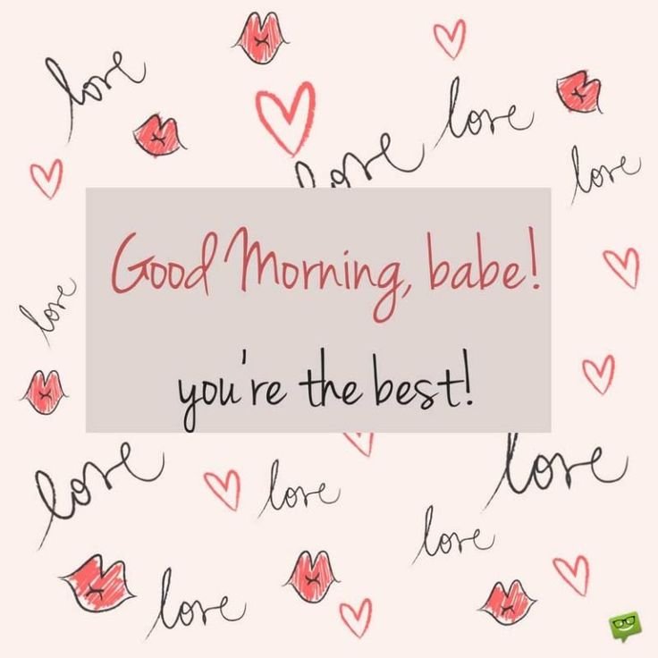 Good Morning Boyfriend - You're the best!