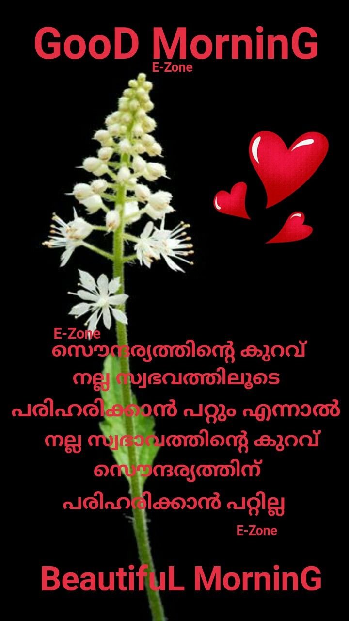 Romantic Good Morning Image in Malayalam