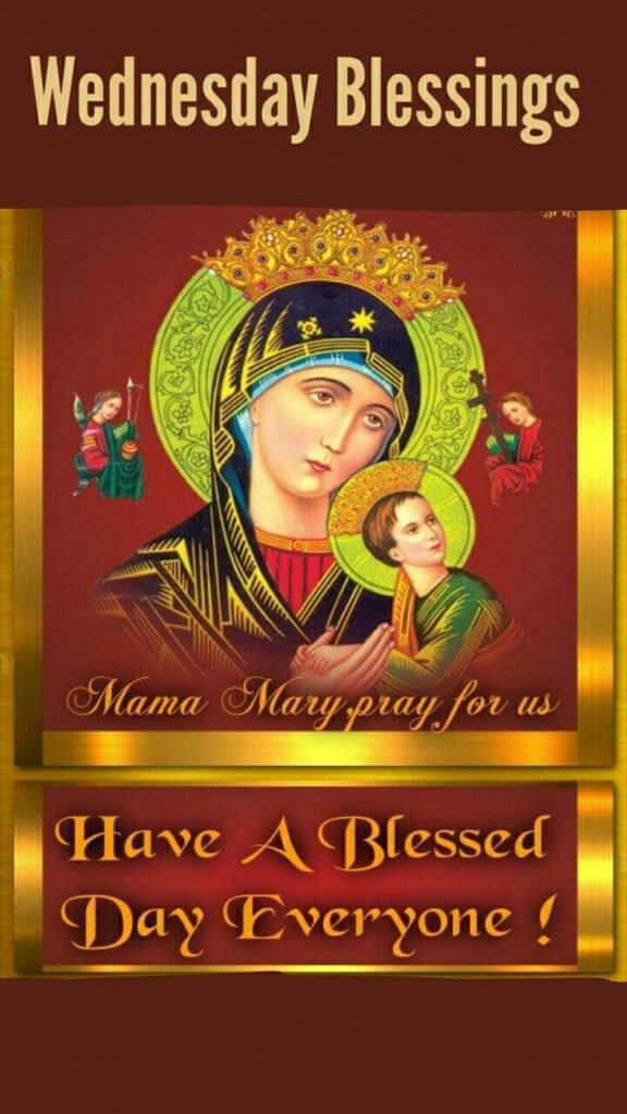 Good Morning Wednesday Mother Mary Images