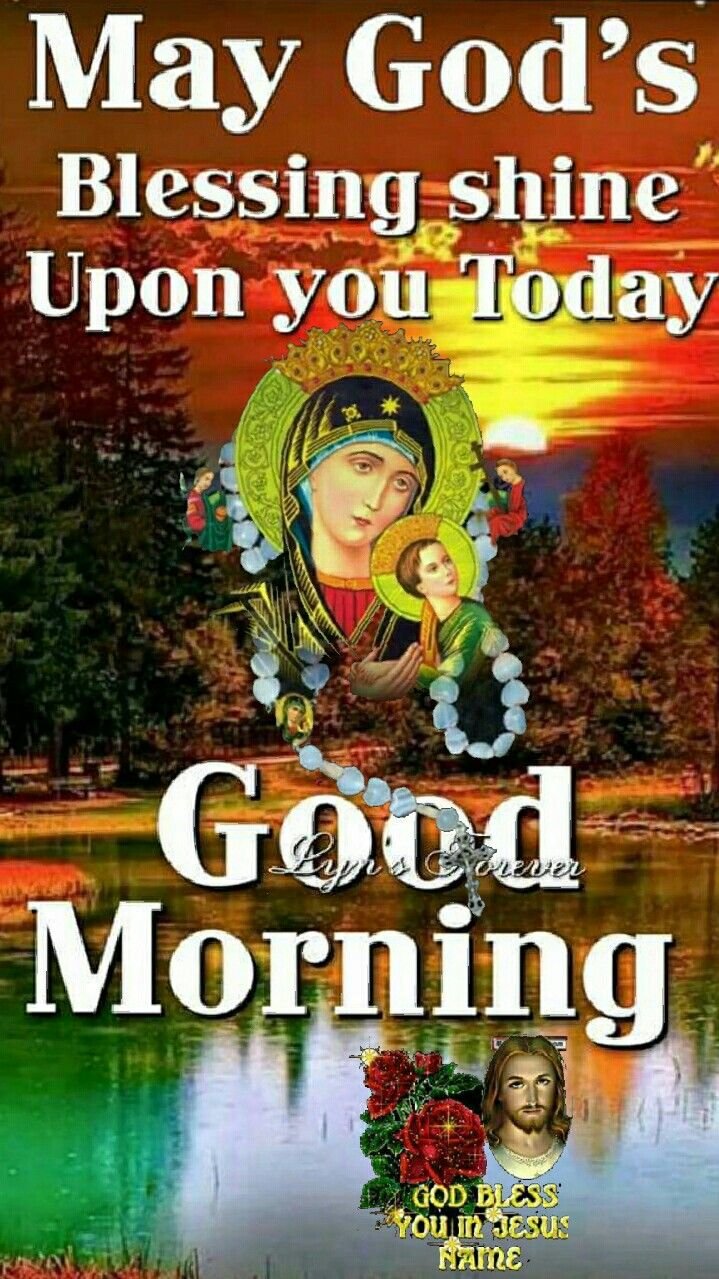 good morning wednesday mother mary images