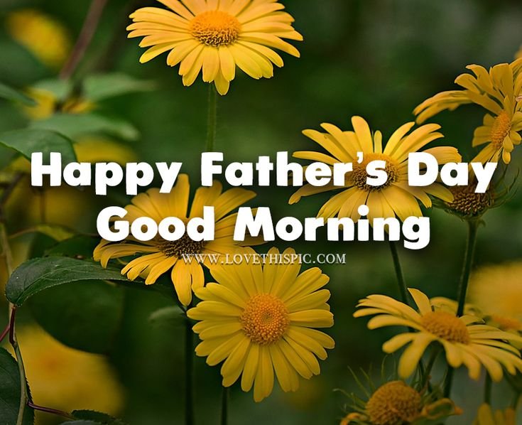 morning father's  day images