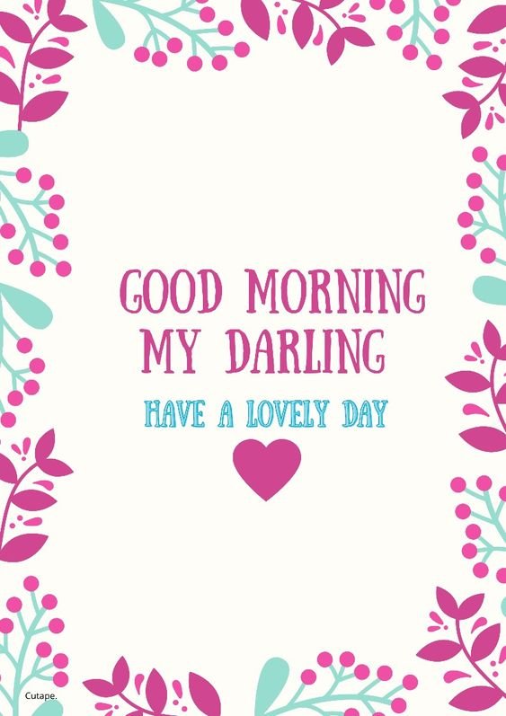 Morning Greeting for Lover