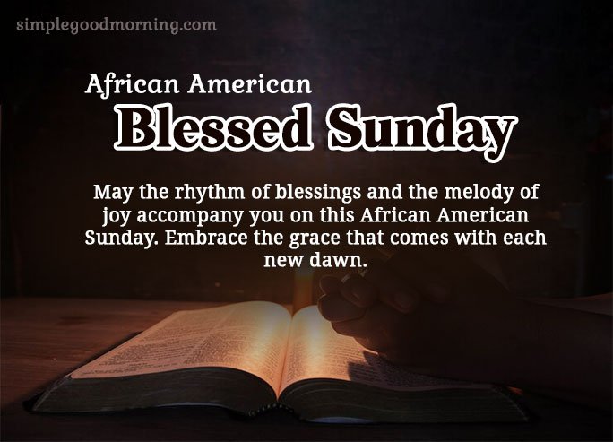 African-American-blessed sunday